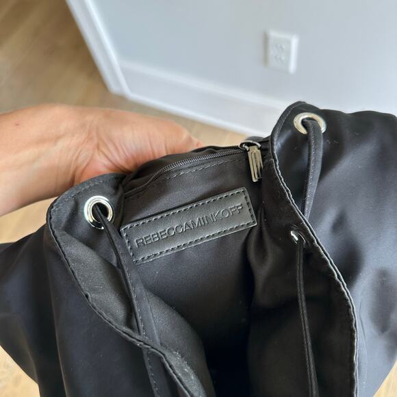 Rebecca Minkoff Bikeshare Nylon Backpack Black - Picture 5 of 8